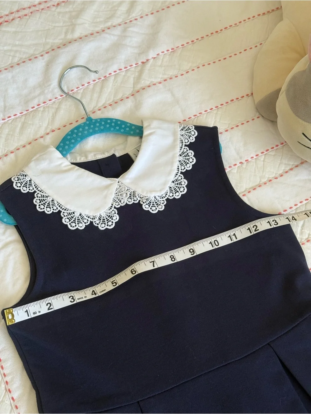 Janie and Jack Girls Navy School Uniform Dress – Size 10